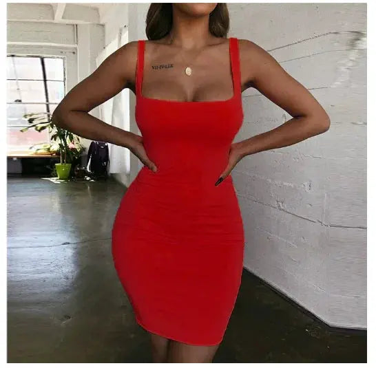 Mini Dress Bodycon Backless