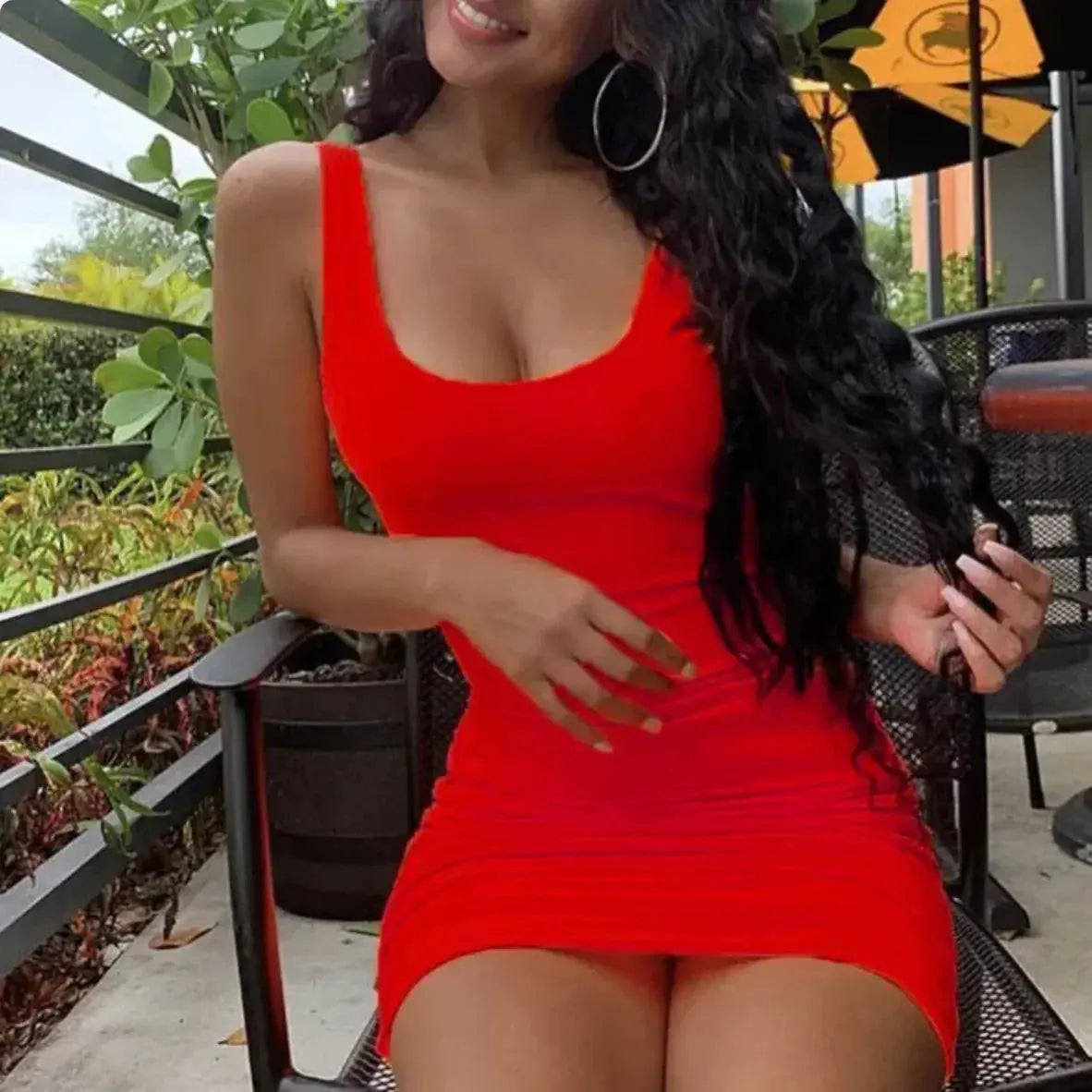 Backless Bodycon Mini Dress - PROVYLO