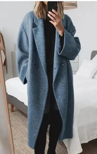 Women's Multi-color Multi-size Woolen Trench Coat Coat prestige - PROVYLO