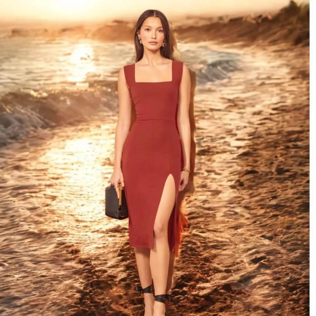 Midnight Siren midi dress Midnight Siren midi dress Midnight Siren - PROVYLO