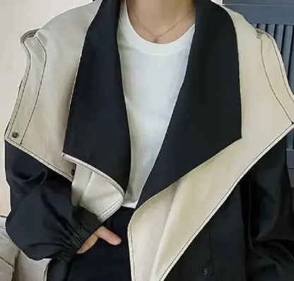 Women's Casual Zipper Trench Élégance Coat - PROVYLO