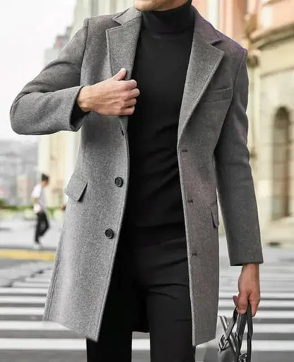Woolen Coat Velours - PROVYLO
