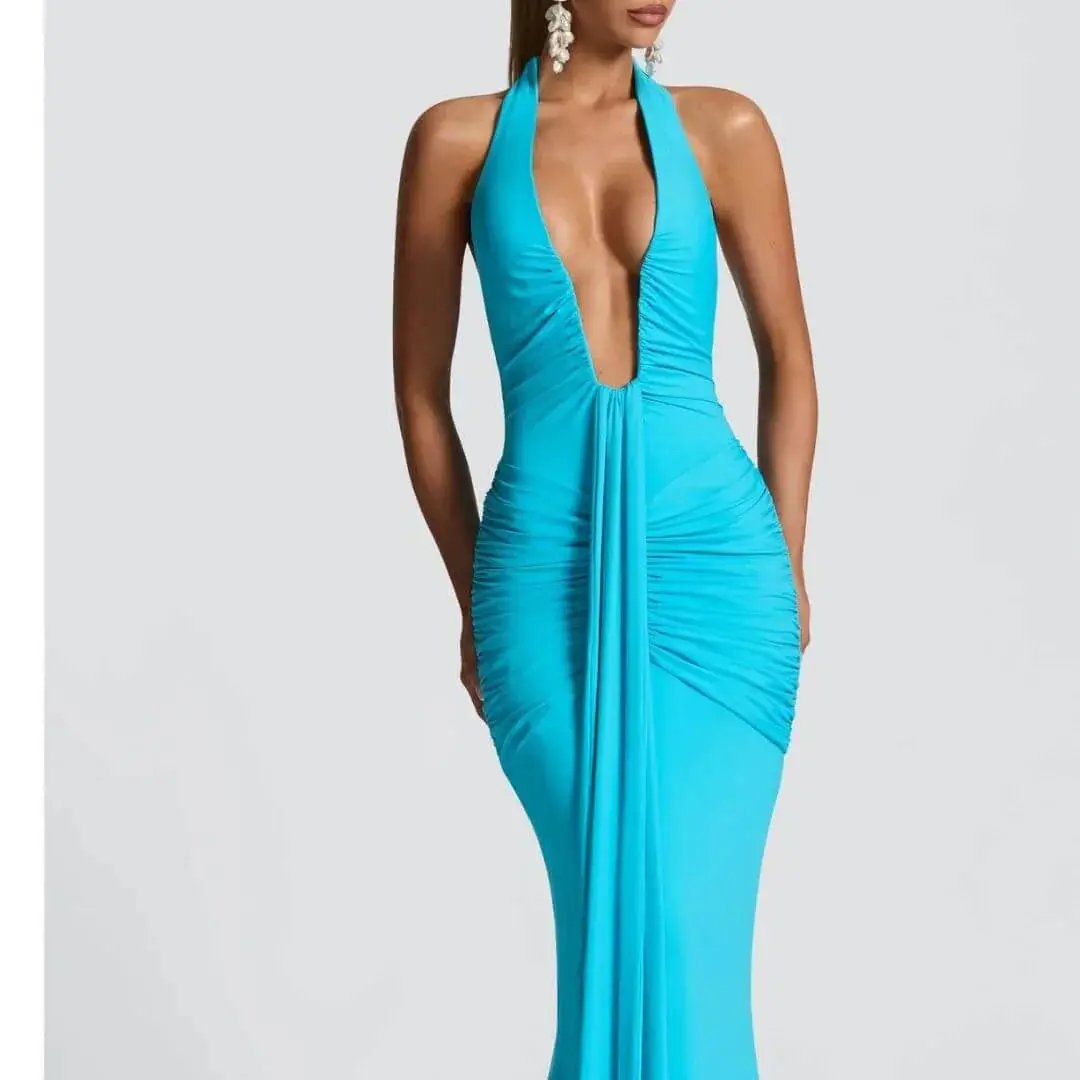 Maxi Dress Velour Dream - PROVYLO